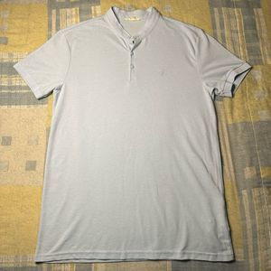 Katan Slim Fit Baby Blue Henely Mens Top XL